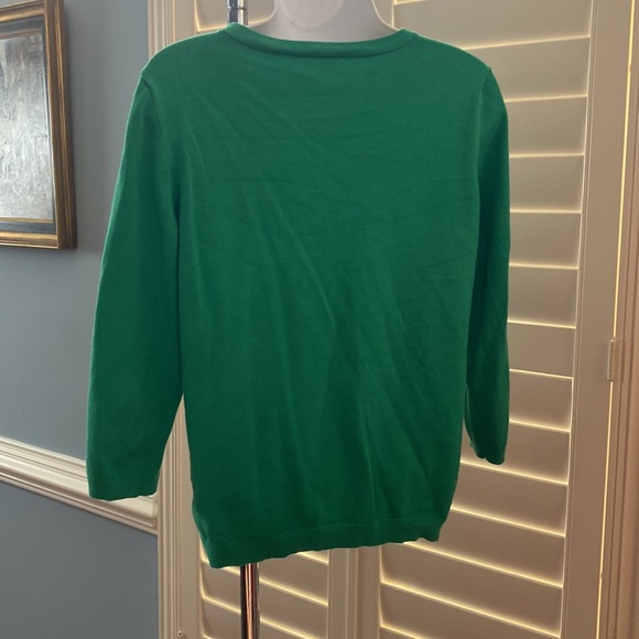 Talbots Pima Cotton Stretch Cardigan, Medium - Picture 2 of 8